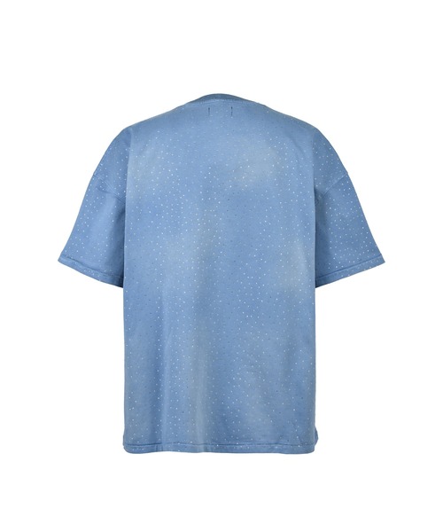 BREATH(ブレス)の「25FWM SCRIPT LOGO FADE RHINESTONE TEE / BLK(Tシャツ/カットソー・メンズ・ブラック/ライトブルー・MEDIUM/LARGE/X-LARGE/XX-LARGE/SMALL)」の6枚目の写真