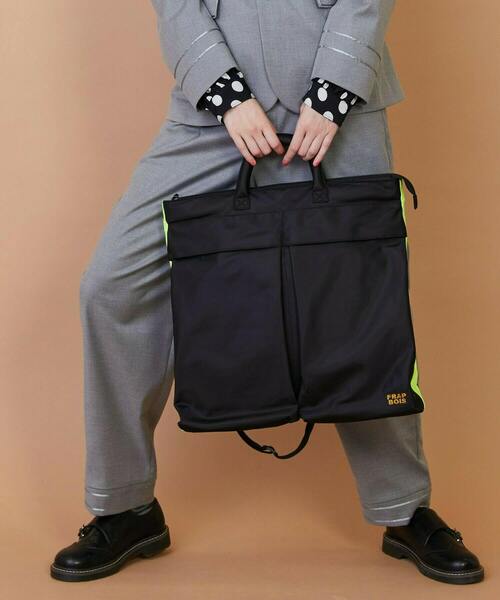 FRAPBOIS(フラボア)の「ヘルメットBAG(ショルダーバッグ・レディース・カーキ/ブラック・FREE)」の10枚目の写真