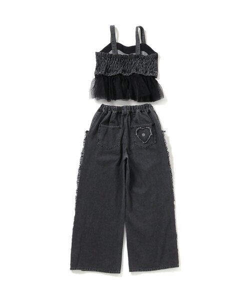 algy(アルジー)の「2WAYビスチェ&パンツセット(セットアップ・キッズ・グレー/サックスブルー/ブラック・160/150/140/130/120)」の22枚目の写真