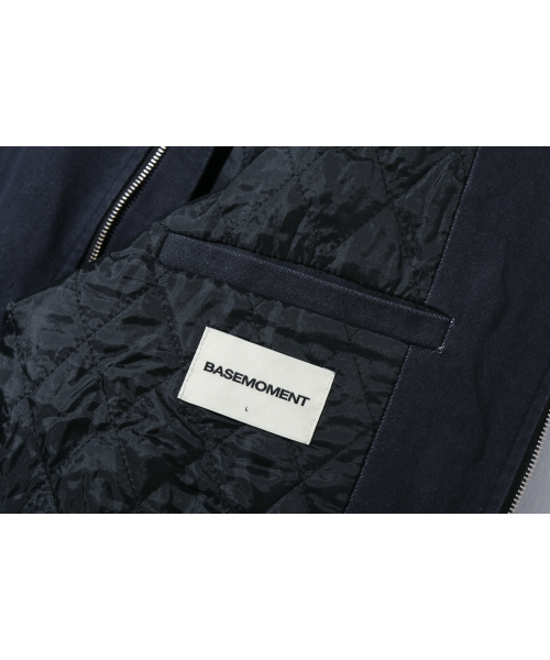 BASEMOMENT(ベースモーメント)の「ピグメントパディッドクロップワークジャケットネイビー(その他アウター・レディース・その他・LARGE/MEDIUM)」の10枚目の写真