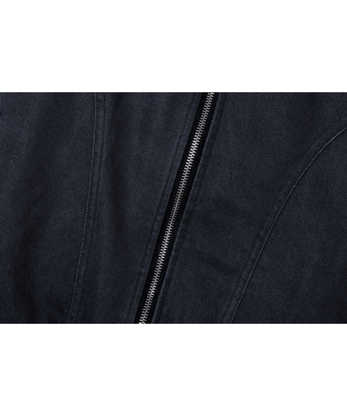 BASEMOMENT(ベースモーメント)の「ピグメントパディッドクロップワークジャケットネイビー(その他アウター・レディース・その他・LARGE/MEDIUM)」の11枚目の写真
