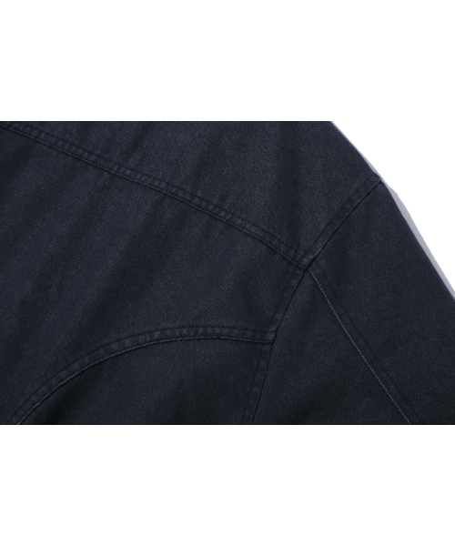 BASEMOMENT(ベースモーメント)の「ピグメントパディッドクロップワークジャケットネイビー(その他アウター・レディース・その他・LARGE/MEDIUM)」の13枚目の写真