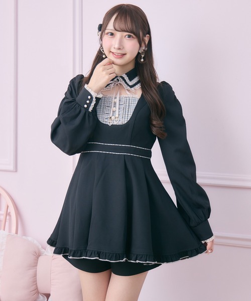 ROJITA(ロジータ)の「メイドライクセットアップ(セットアップ・レディース・ピンク/ブラック/チェック・FREE)」の20枚目の写真