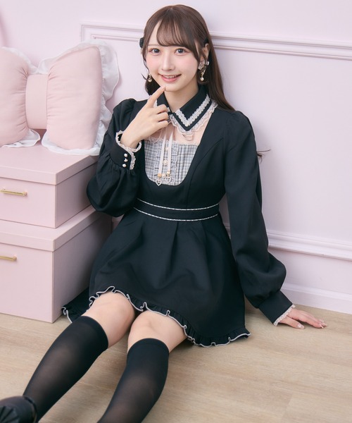 ROJITA(ロジータ)の「メイドライクセットアップ(セットアップ・レディース・ピンク/ブラック/チェック・FREE)」の17枚目の写真