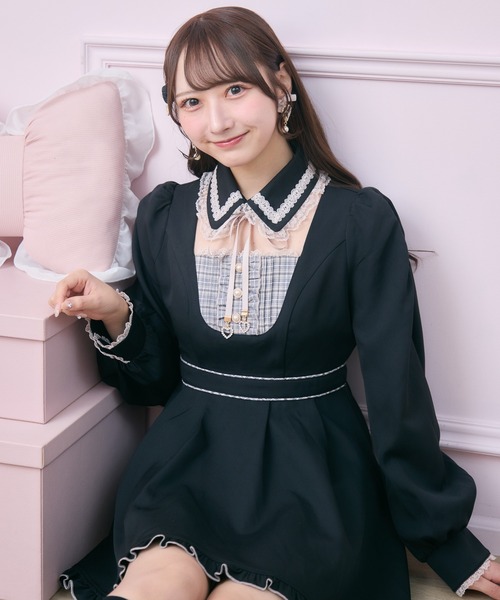ROJITA(ロジータ)の「メイドライクセットアップ(セットアップ・レディース・ピンク/ブラック/チェック・FREE)」の18枚目の写真