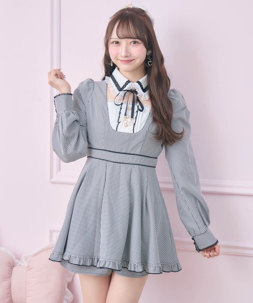 ROJITA(ロジータ)の「メイドライクセットアップ(セットアップ・レディース・ピンク/ブラック/チェック・FREE)」の13枚目の写真