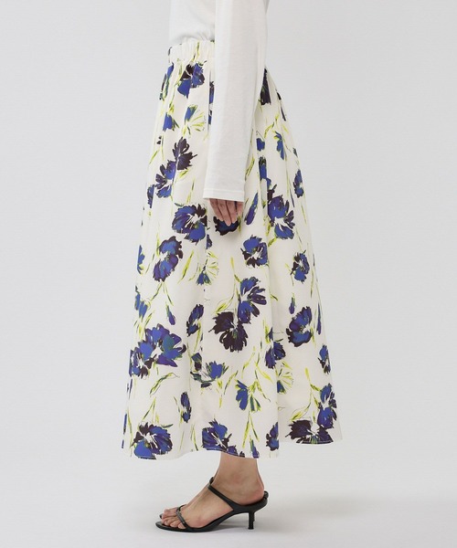 BARNYARDSTORM（バンヤードストーム）の「BARNYARDSTORM / ボタニカルプリントスカート（スカート・レディース・ネイビー/オフホワイト・0/1）」の22枚目の写真