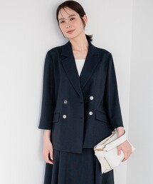 組曲（クミキョク）の「ライトリネンライク ジャケット（テーラードジャケット）」