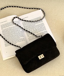 Liaa/スエード チェーン ミニバッグ A18760
