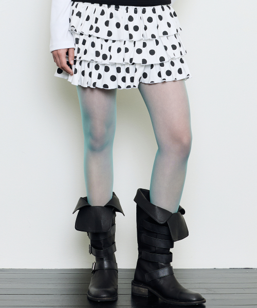 EV DOT SKIRT PANTS(WHITE)