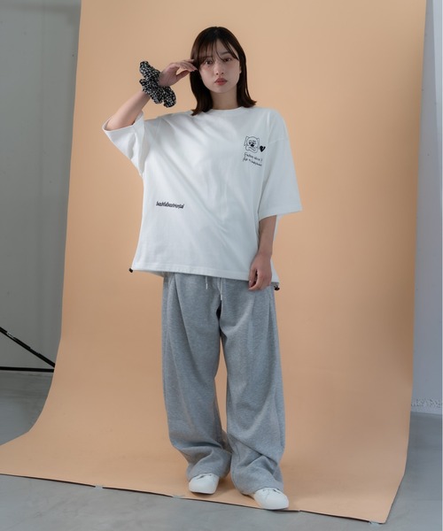 bashful base Oriental（バッシュフルベースオリエンタル）の「【bbO】バックタックコクーンドロストT（Tシャツ/カットソー・メンズ・ホワイト/ライトグレー/ブラック・MEDIUM/LARGE）」の16枚目の写真