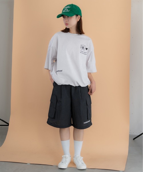 bashful base Oriental（バッシュフルベースオリエンタル）の「【bbO】バックタックコクーンドロストT（Tシャツ/カットソー・メンズ・ホワイト/ライトグレー/ブラック・MEDIUM/LARGE）」の7枚目の写真