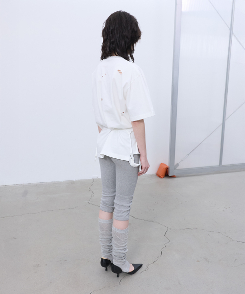 LCDC TM（エルシーディーシーティーエム）の「DISTRESSED OVERSIZED T-SHIRT (WHITE)（Tシャツ/カットソー・レディース・その他・OS）」の3枚目の写真