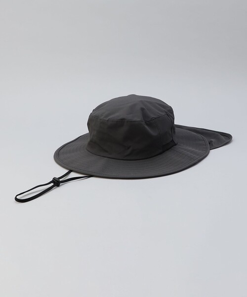 coen（コーエン）の「ストレッチテックナイロンサンシェードハット【ストレッチ、はっ水、耐摩耗性、UVカット】（ハット・メンズ・オリーブ/ダークグレー/ブラック/ベージュ・FREE）」の2枚目の写真