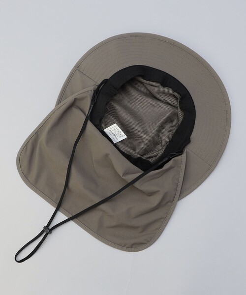 coen（コーエン）の「ストレッチテックナイロンサンシェードハット【ストレッチ、はっ水、耐摩耗性、UVカット】（ハット・メンズ・オリーブ/ダークグレー/ブラック/ベージュ・FREE）」の10枚目の写真