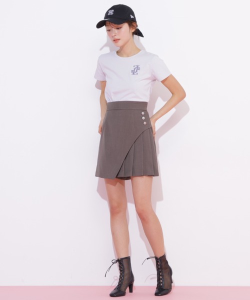 JILL by JILL STUART(ジルバイジルスチュアート)の「ボタン付きサイトプリーツスカパン(その他パンツ・レディース・ブラウン/ベージュ/グレー・SMALL/MEDIUM)」の11枚目の写真