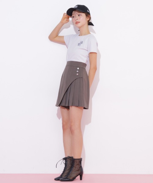 JILL by JILL STUART(ジルバイジルスチュアート)の「ボタン付きサイトプリーツスカパン(その他パンツ・レディース・ブラウン/ベージュ/グレー・SMALL/MEDIUM)」の12枚目の写真