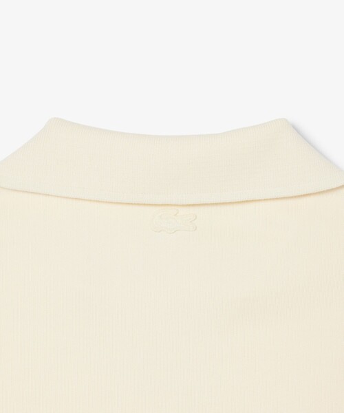 LACOSTE（ラコステ）の「ルーズフィットフリースポロシャツ（ポロシャツ・メンズ・アイボリー・5/4/3/2）」の6枚目の写真