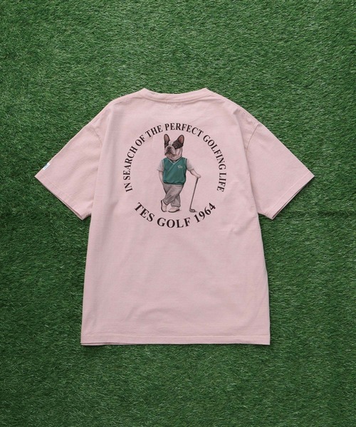 The Endless Summer(エンドレスサマー)の「TES BUHI GOLFER TEE/ Tシャツ(Tシャツ/カットソー・メンズ・ベージュ/アイボリー/ピンク/ホワイト・LARGE/MEDIUM/SMALL/X-LARGE)」の4枚目の写真