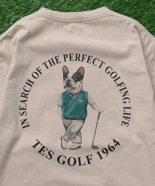 The Endless Summer(エンドレスサマー)の「TES BUHI GOLFER TEE/ Tシャツ(Tシャツ/カットソー・メンズ・ベージュ/アイボリー/ピンク/ホワイト・LARGE/MEDIUM/SMALL/X-LARGE)」の7枚目の写真