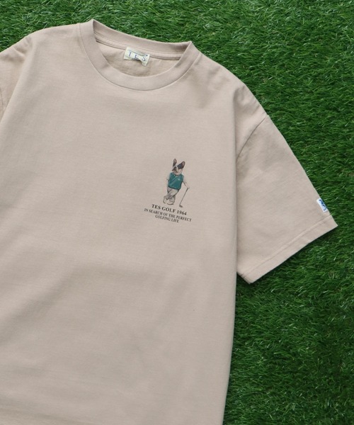 The Endless Summer(エンドレスサマー)の「TES BUHI GOLFER TEE/ Tシャツ(Tシャツ/カットソー・メンズ・ベージュ/アイボリー/ピンク/ホワイト・LARGE/MEDIUM/SMALL/X-LARGE)」の9枚目の写真