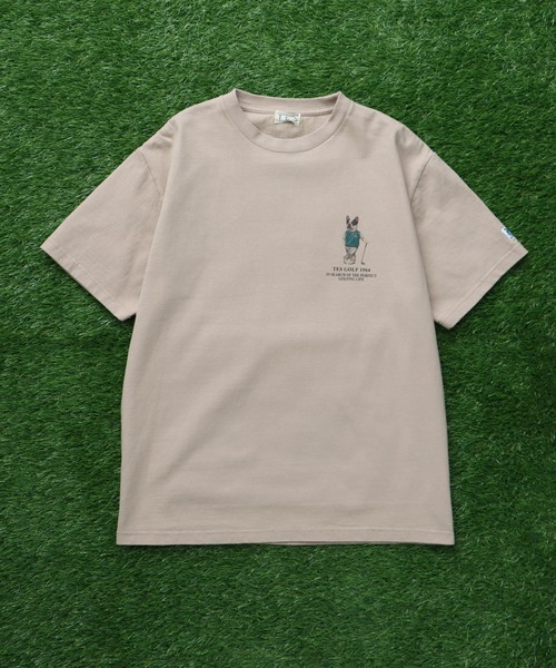 The Endless Summer(エンドレスサマー)の「TES BUHI GOLFER TEE/ Tシャツ(Tシャツ/カットソー・メンズ・ベージュ/アイボリー/ピンク/ホワイト・LARGE/MEDIUM/SMALL/X-LARGE)」の5枚目の写真