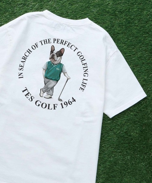 The Endless Summer(エンドレスサマー)の「TES BUHI GOLFER TEE/ Tシャツ(Tシャツ/カットソー・メンズ・ベージュ/アイボリー/ピンク/ホワイト・LARGE/MEDIUM/SMALL/X-LARGE)」の11枚目の写真
