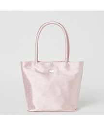 DOT SATIN MINI TOTE BAG PINK