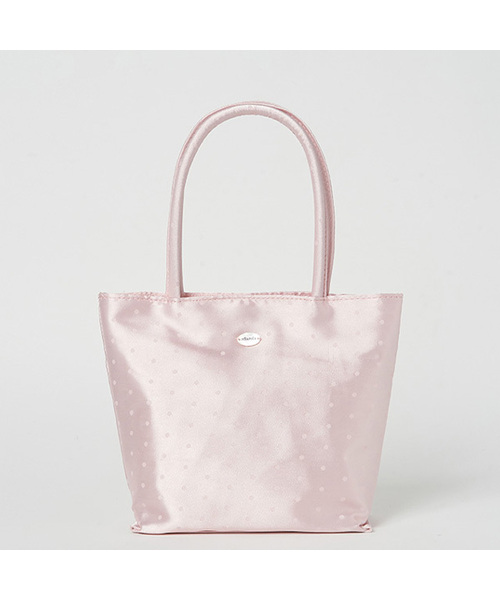 DOT SATIN MINI TOTE BAG PINK 【公式通販】