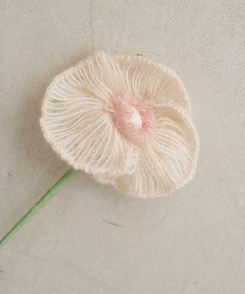 BIRTHDAY BAR（バースデイバー）の「【SAHIR サヒール】　Yarn flowers　毛糸 花（インテリア雑貨・レディース・パープル/オレンジ/ブルー/アイボリー・0）」の17枚目の写真