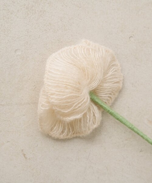 BIRTHDAY BAR（バースデイバー）の「【SAHIR サヒール】　Yarn flowers　毛糸 花（インテリア雑貨・レディース・パープル/オレンジ/ブルー/アイボリー・0）」の18枚目の写真