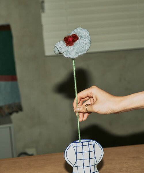 BIRTHDAY BAR（バースデイバー）の「【SAHIR サヒール】　Yarn flowers　毛糸 花（インテリア雑貨・レディース・パープル/オレンジ/ブルー/アイボリー・0）」の22枚目の写真