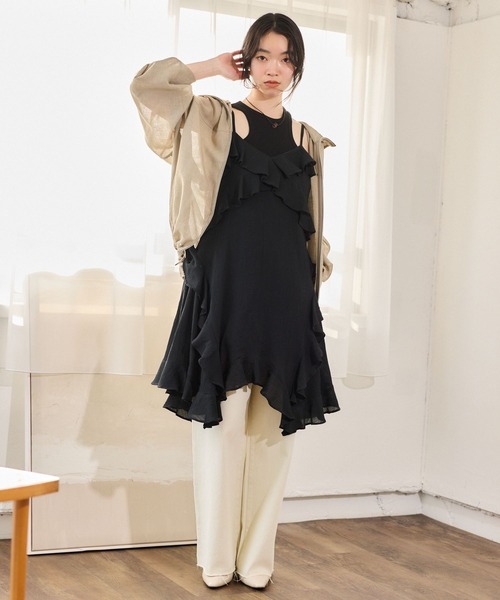 mysty woman（ミスティウーマン）の「硫化染めツイルパンツ　666541（その他パンツ・レディース・ベージュ/アイボリー・SMALL/MEDIUM）」の21枚目の写真