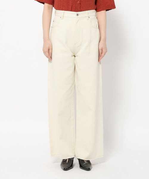 mysty woman（ミスティウーマン）の「硫化染めツイルパンツ　666541（その他パンツ・レディース・ベージュ/アイボリー・SMALL/MEDIUM）」の12枚目の写真