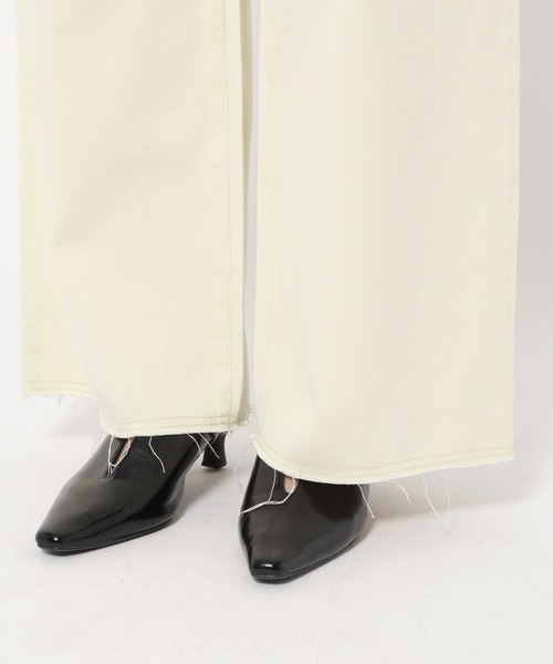 mysty woman（ミスティウーマン）の「硫化染めツイルパンツ　666541（その他パンツ・レディース・ベージュ/アイボリー・SMALL/MEDIUM）」の7枚目の写真