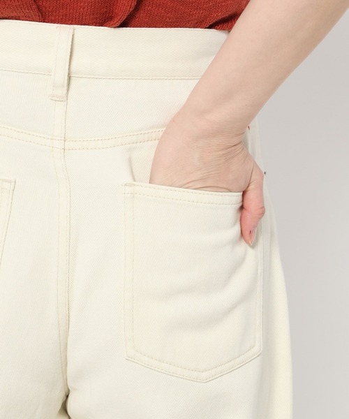 mysty woman（ミスティウーマン）の「硫化染めツイルパンツ　666541（その他パンツ・レディース・ベージュ/アイボリー・SMALL/MEDIUM）」の5枚目の写真