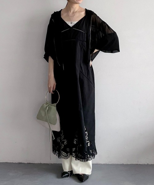 mysty woman（ミスティウーマン）の「硫化染めツイルパンツ　666541（その他パンツ・レディース・ベージュ/アイボリー・SMALL/MEDIUM）」の13枚目の写真