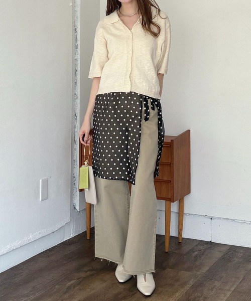 mysty woman（ミスティウーマン）の「硫化染めツイルパンツ　666541（その他パンツ・レディース・ベージュ/アイボリー・SMALL/MEDIUM）」の18枚目の写真