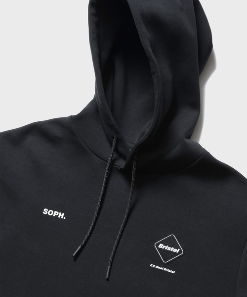 F.C.Real Bristol(エフシーレアルブリストル)の「【F.C.Real Bristol/エフシーレアルブリストル】TECH SWEAT PULLOVER HOODIE(パーカー・メンズ・ブラック/ホワイト・M)」の4枚目の写真