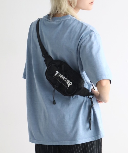 THRASHER/スラッシャー】2Way ボトルストラップ付き ミニウエスト
