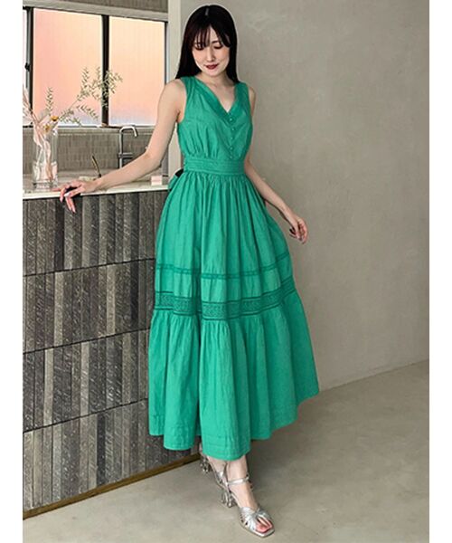 MERCURYDUO（マーキュリーデュオ）の「ナローラインクリアヒールサンダル（サンダル・レディース・シルバー/オフホワイト・38/36）」の7枚目の写真