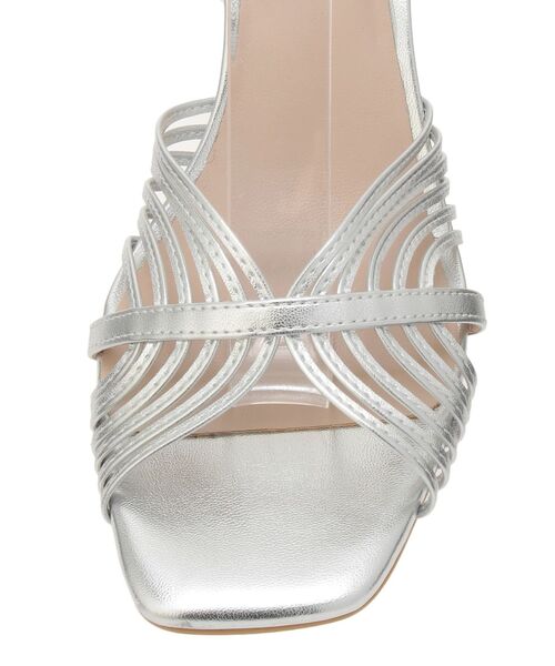MERCURYDUO（マーキュリーデュオ）の「ナローラインクリアヒールサンダル（サンダル・レディース・シルバー/オフホワイト・38/36）」の12枚目の写真