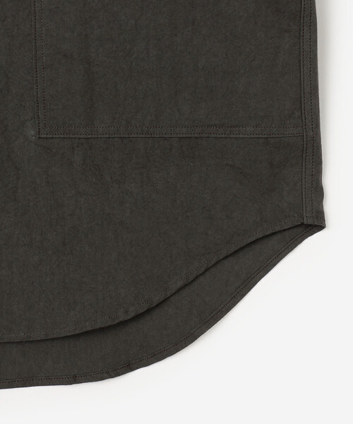 HAVERSACK（ハバーザック）の「HAVERSACK | 〈別注〉 コットン 長袖シャツ MEN（シャツ/ブラウス・メンズ・チャコール/オフホワイト・M/L）」の7枚目の写真