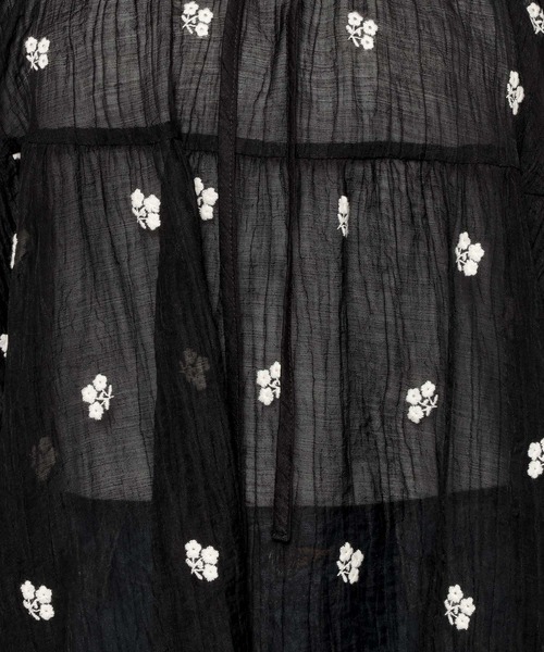 LOWRYS FARM(ローリーズファーム)の「2WAYシシュウミニワンピース 664950(ワンピース・レディース・ブラック/アイボリー・FREE)」の12枚目の写真