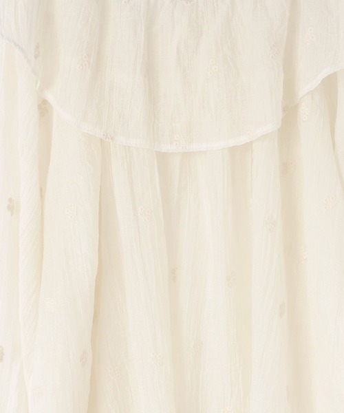 LOWRYS FARM(ローリーズファーム)の「2WAYシシュウミニワンピース 664950(ワンピース・レディース・ブラック/アイボリー・FREE)」の15枚目の写真