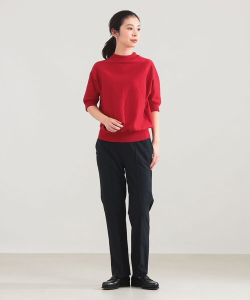 Demi-Luxe BEAMS(デミルクス ビームス)の「AK+1 / ストレッチ パンツ(スラックス・レディース・グリーン/ネイビー・36/38)」の13枚目の写真