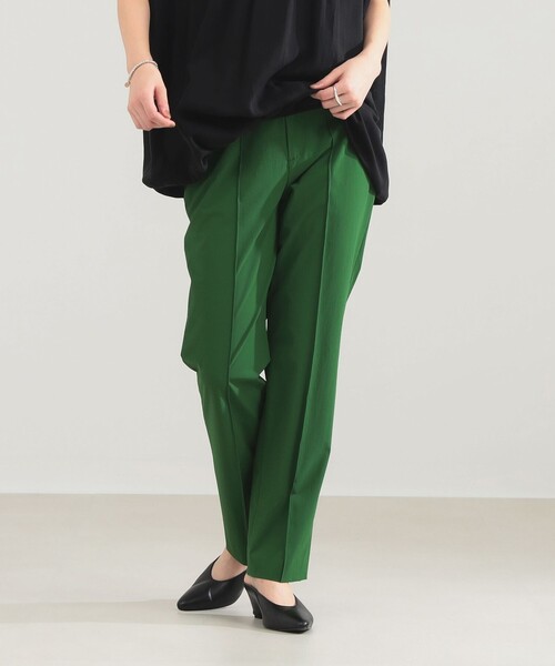 Demi-Luxe BEAMS(デミルクス ビームス)の「AK+1 / ストレッチ パンツ(スラックス・レディース・グリーン/ネイビー・36/38)」の15枚目の写真