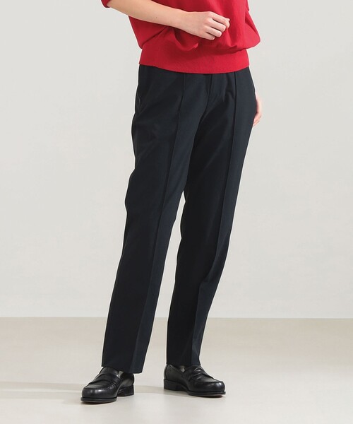 Demi-Luxe BEAMS(デミルクス ビームス)の「AK+1 / ストレッチ パンツ(スラックス・レディース・グリーン/ネイビー・36/38)」の17枚目の写真