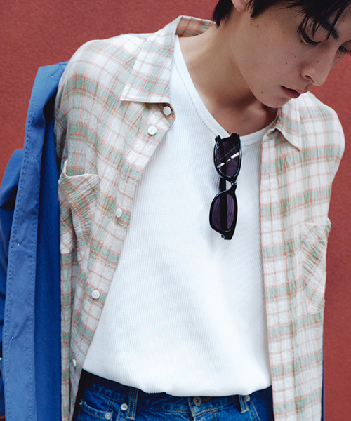 UNIFORM BRIDGE(ユニフォームブリッジ)の「sleeveless t-shirt white(Tシャツ/カットソー・メンズ・その他・MEDIUM/LARGE/X-LARGE)」の1枚目の写真