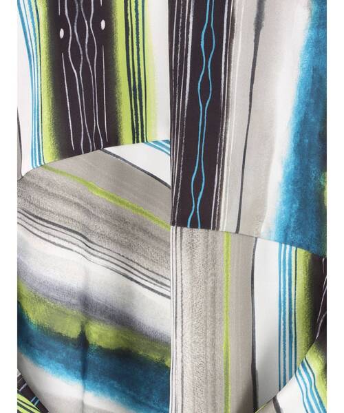 UN3D.（アンスリード）の「TIE-DYE STRIPE TOP / タイダイストライプトップ（シャツ/ブラウス・レディース・ライム/ブラック・38/36）」の17枚目の写真
